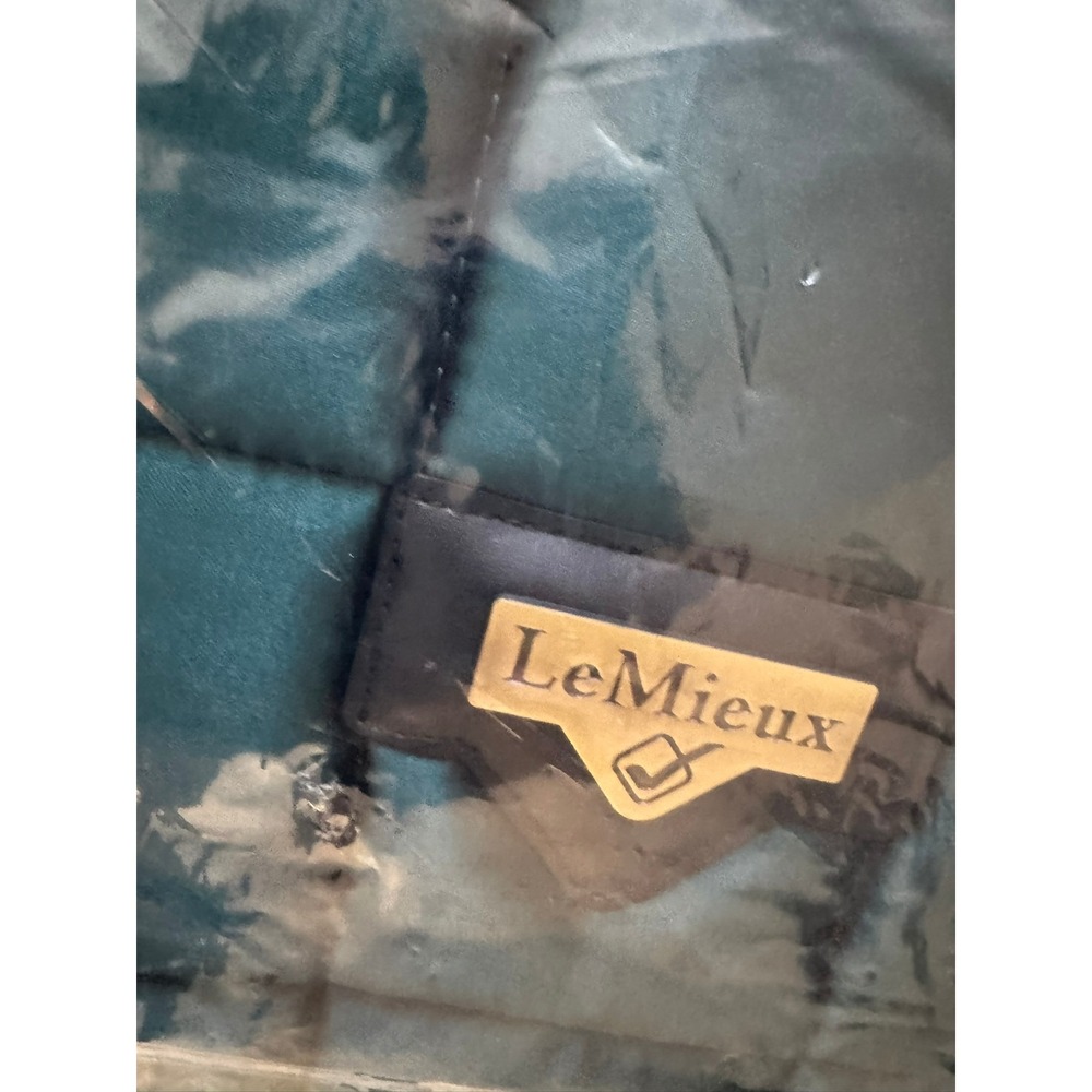 LeMieux Loire Satin GP Square Saddle Pad Spruce Green Large IT03281005 - Picture 4 of 6
